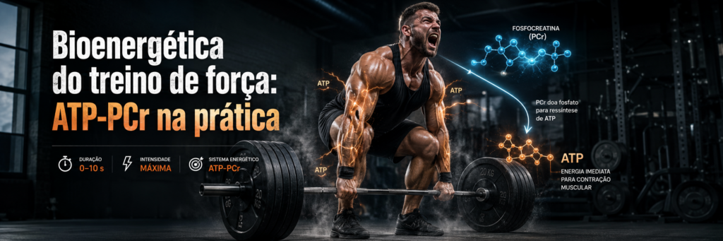 Bioenergética do treino de força: ATP-PCr na prática