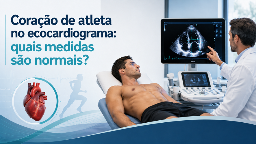 Coração de atleta no ecocardiograma