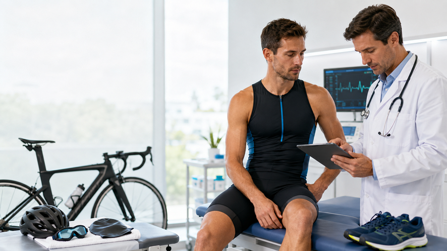 Check-up esportivo para triatleta