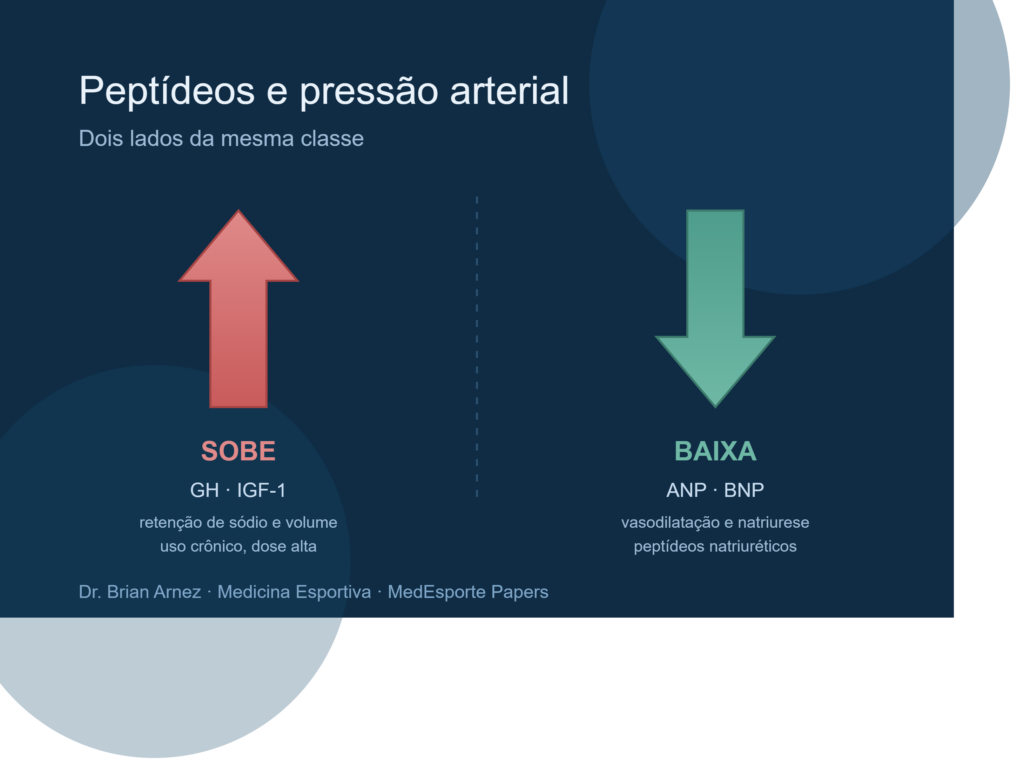 Peptídeos e pressão arterial: efeitos opostos sobre o sistema cardiovascular