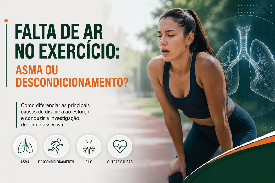 Falta de ar no exercício: asma ou descondicionamento?